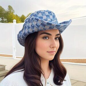 Denim Cowboy Cotton Hat
